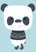 poster panda klein